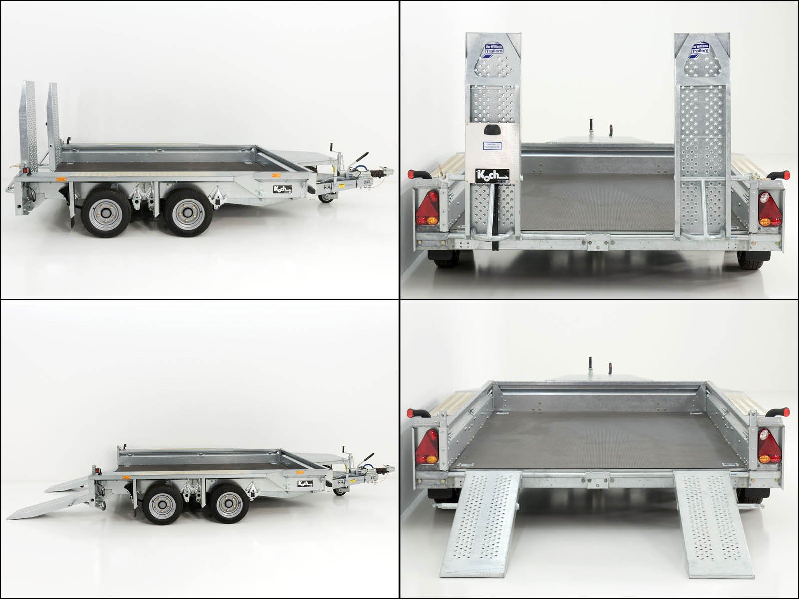 Ifor Williams Baumaschinenanhänger GX105 HD 157x303 3,5t | Einzelrampen – Bild 3