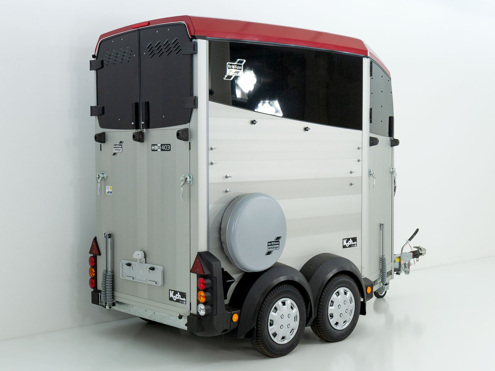Ifor Williams Pferdeanhänger HBX 403 | Frontausstieg | neues Modell | Rot – Bild 7