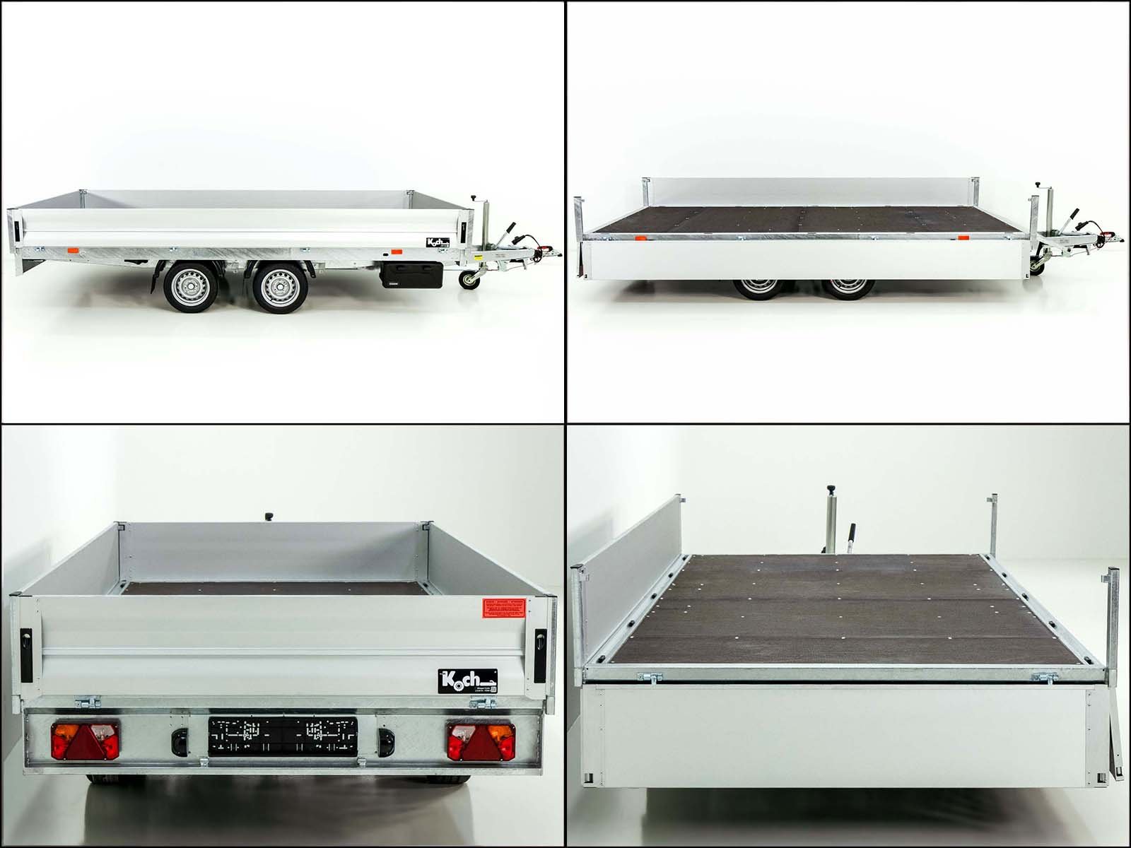 Vezeko Hochlader Anhänger D27.4 | 182x417 cm | 2,7t – Bild 12
