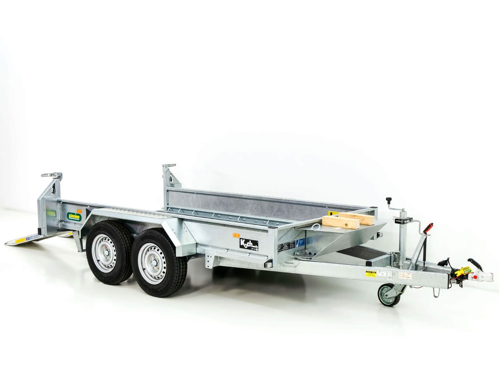 Unsinn Baumaschinenanhänger UBA 160x306cm 3,5t | Schwenk-Rampen – Bild 13
