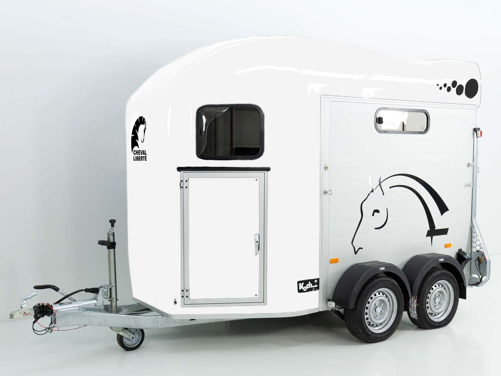 Cheval Liberte Pferdeanhänger GOLD 3 | Premium | Pullman 2 | Sattelkammer | weiß – Bild 16