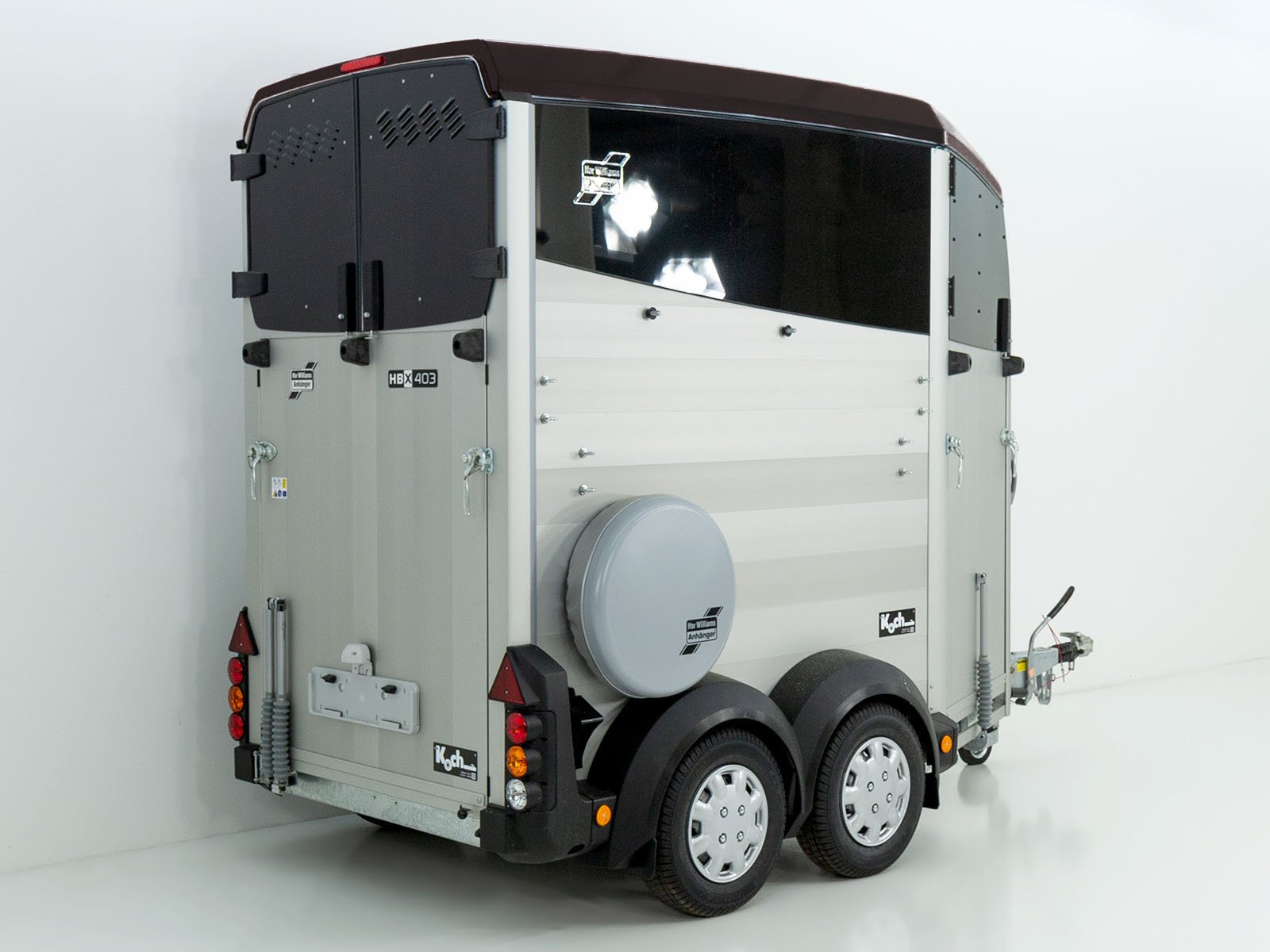 Ifor Williams Pferdeanhänger HBX 403 | Frontausstieg | neues Modell | Schwarz – Bild 11