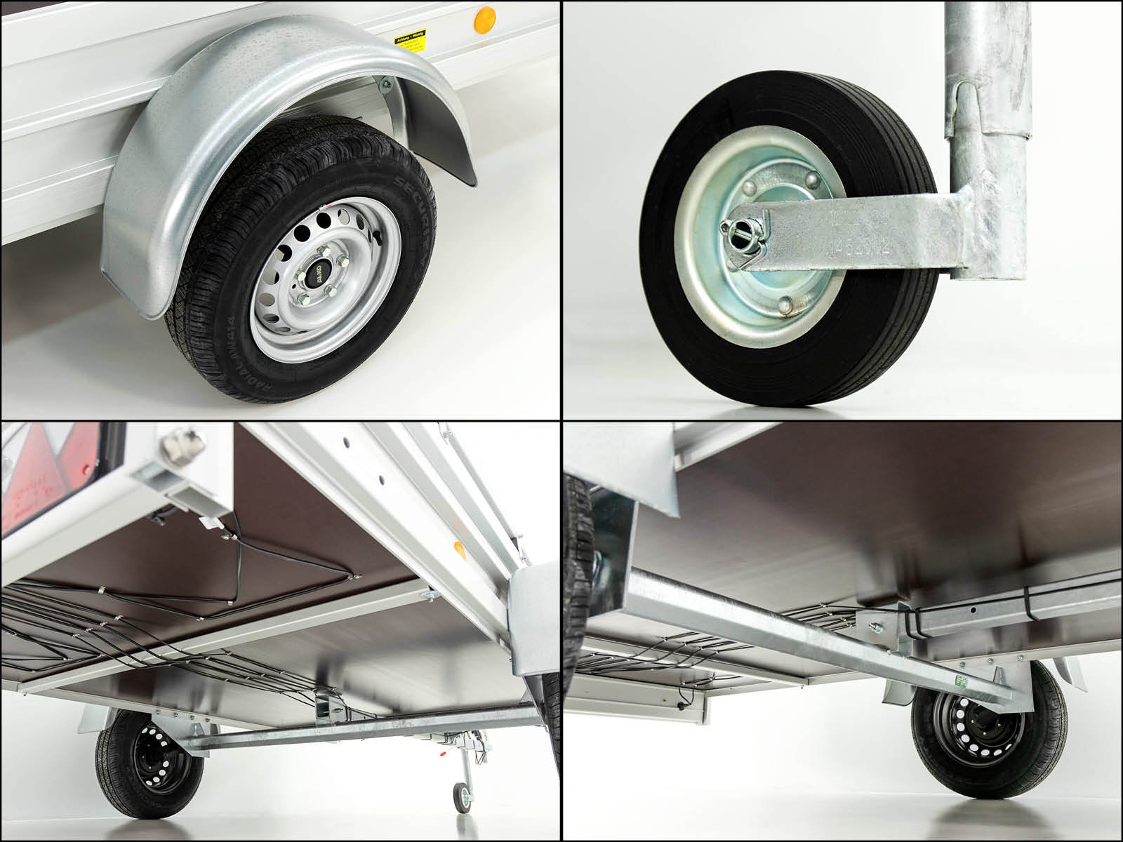 Koch Anhänger 150x300cm 750kg | Typ U7 | Flachplane Profi schwarz – Bild 9