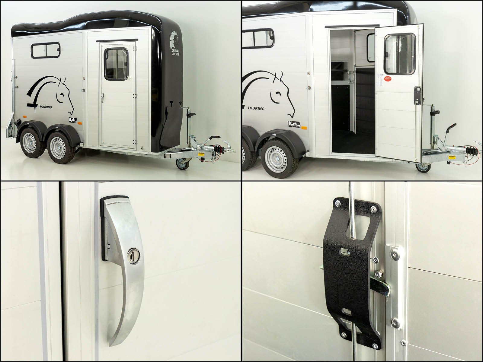 Cheval Liberte Pferdeanhänger Touring One 1,5er | Pullman-Fahrwerk | Frontausstieg | schwarz – Bild 6