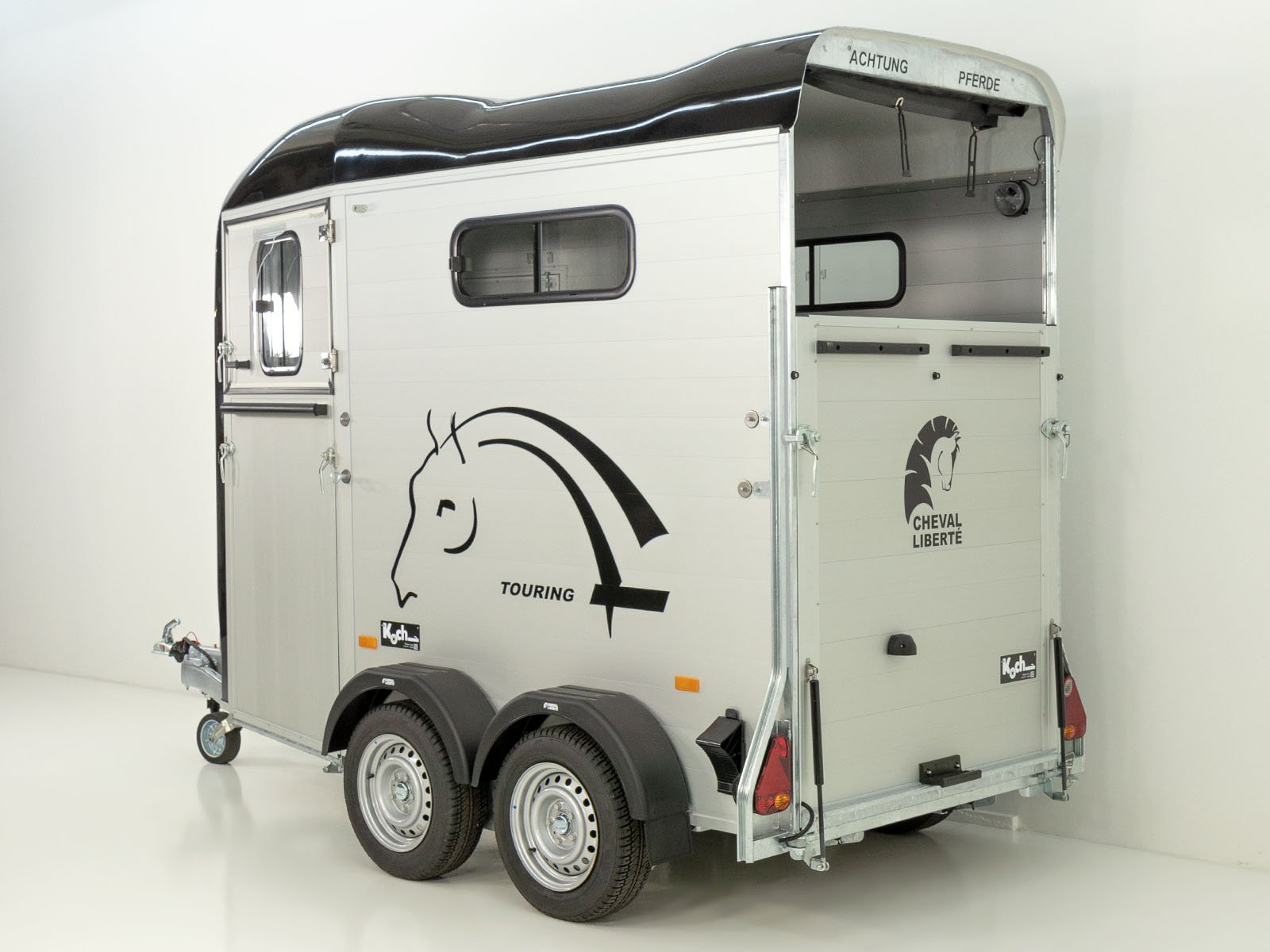 Cheval Liberte Pferdeanhänger Touring One 1,5er | Pullman-Fahrwerk | Frontausstieg | schwarz – Bild 12