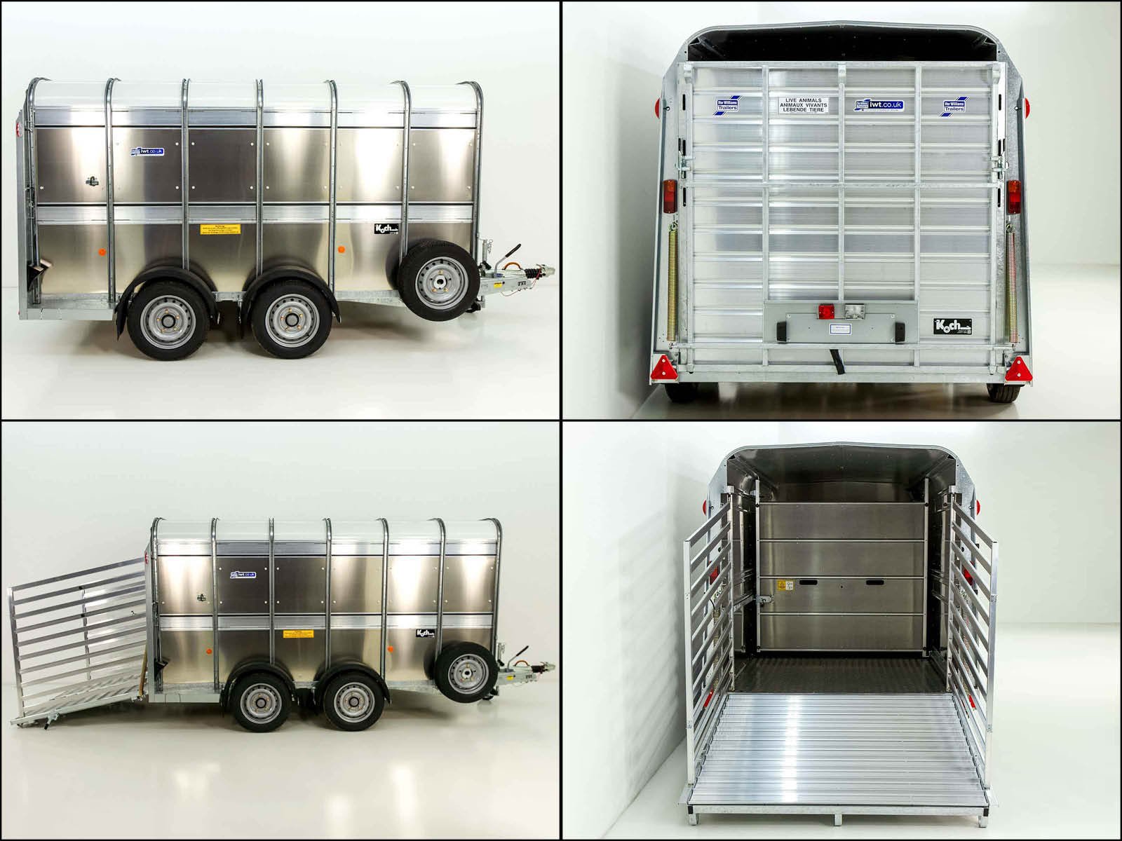 Ifor Williams Viehanhänger TA510 12x6 178x372 cm Höhe: 183 cm – Bild 8