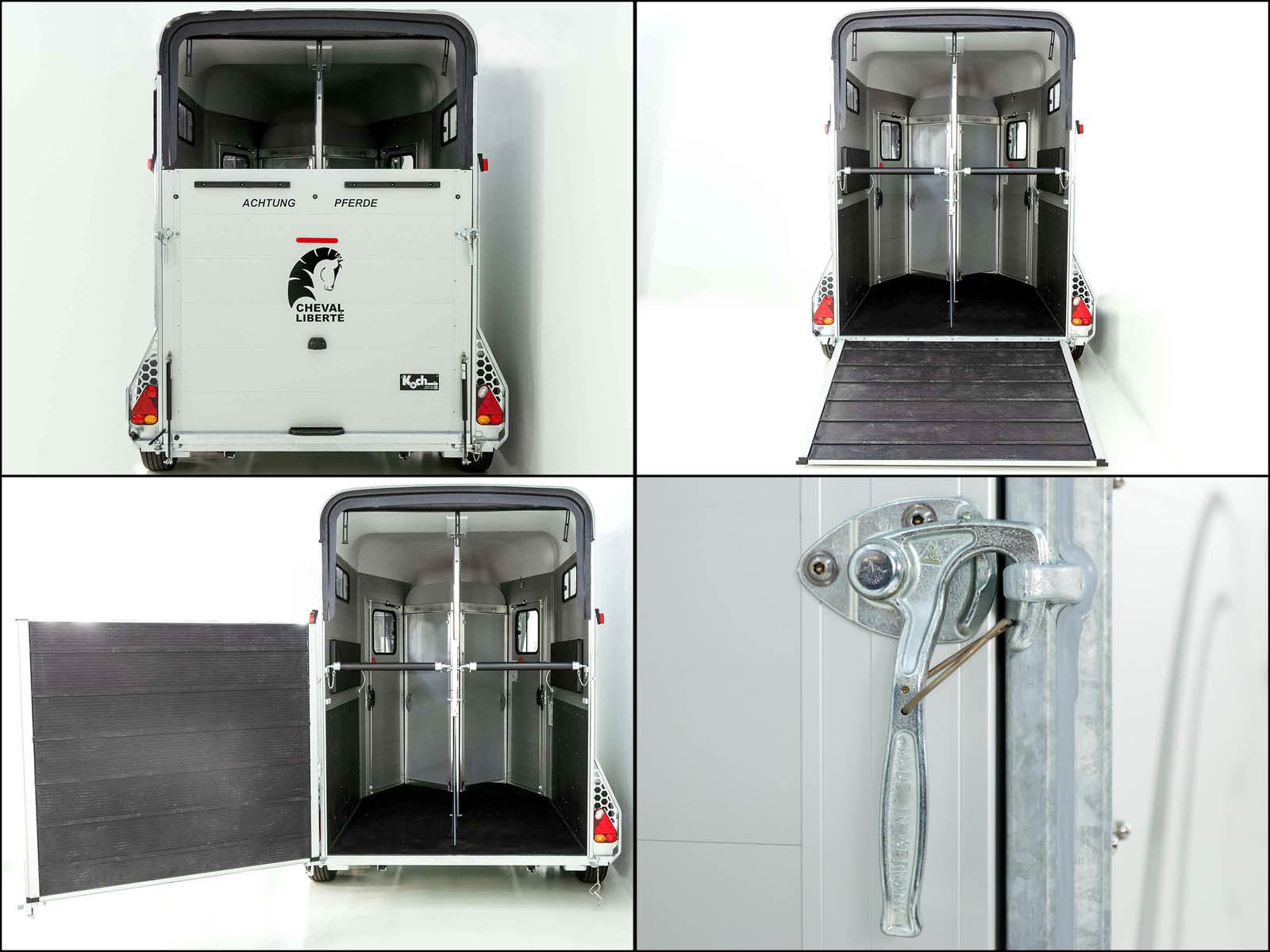 Cheval Liberte Pferdeanhänger Touring Jumping | Pullman-Fahrwerk | Sattelkammer | blau – Bild 10
