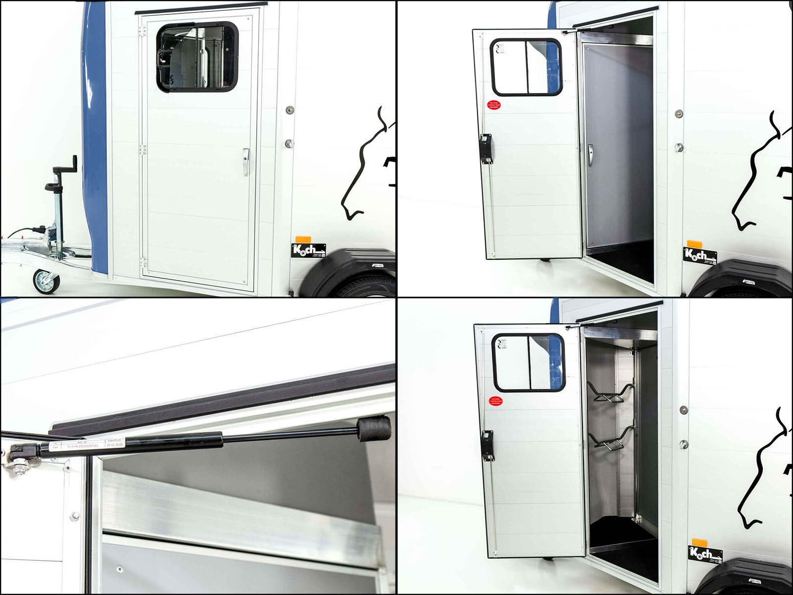 Cheval Liberte Pferdeanhänger Touring Jumping | Pullman-Fahrwerk | Sattelkammer | blau – Bild 11
