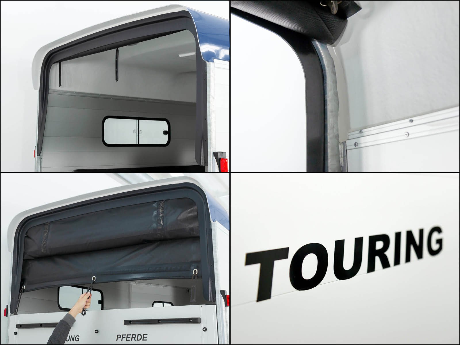 Cheval Liberte Pferdeanhänger Touring Jumping | Pullman-Fahrwerk | Sattelkammer | blau – Bild 14