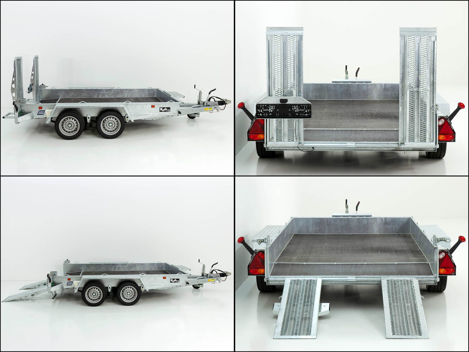 Variant Baumaschinenanhänger Maxi Load 161x305 3,5t | Einzelrampen – Bild 8