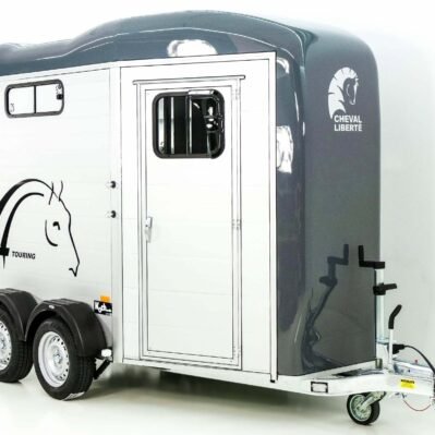 Cheval Liberte Pferdeanhänger Touring Country | Pullman-Fahrwerk | Frontausstieg | grau