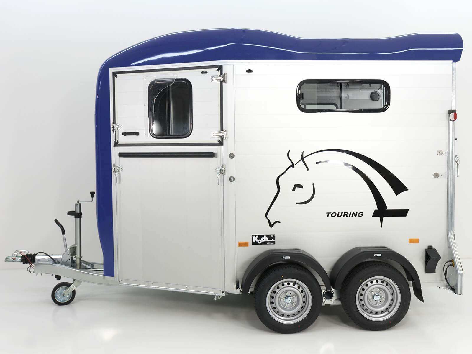Cheval Liberte Pferdeanhänger Touring Country | Sattelkammer | Frontausstieg | blau – Bild 8