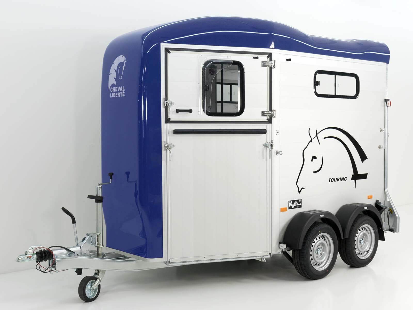 Cheval Liberte Pferdeanhänger Touring Country | Sattelkammer | Frontausstieg | blau – Bild 7