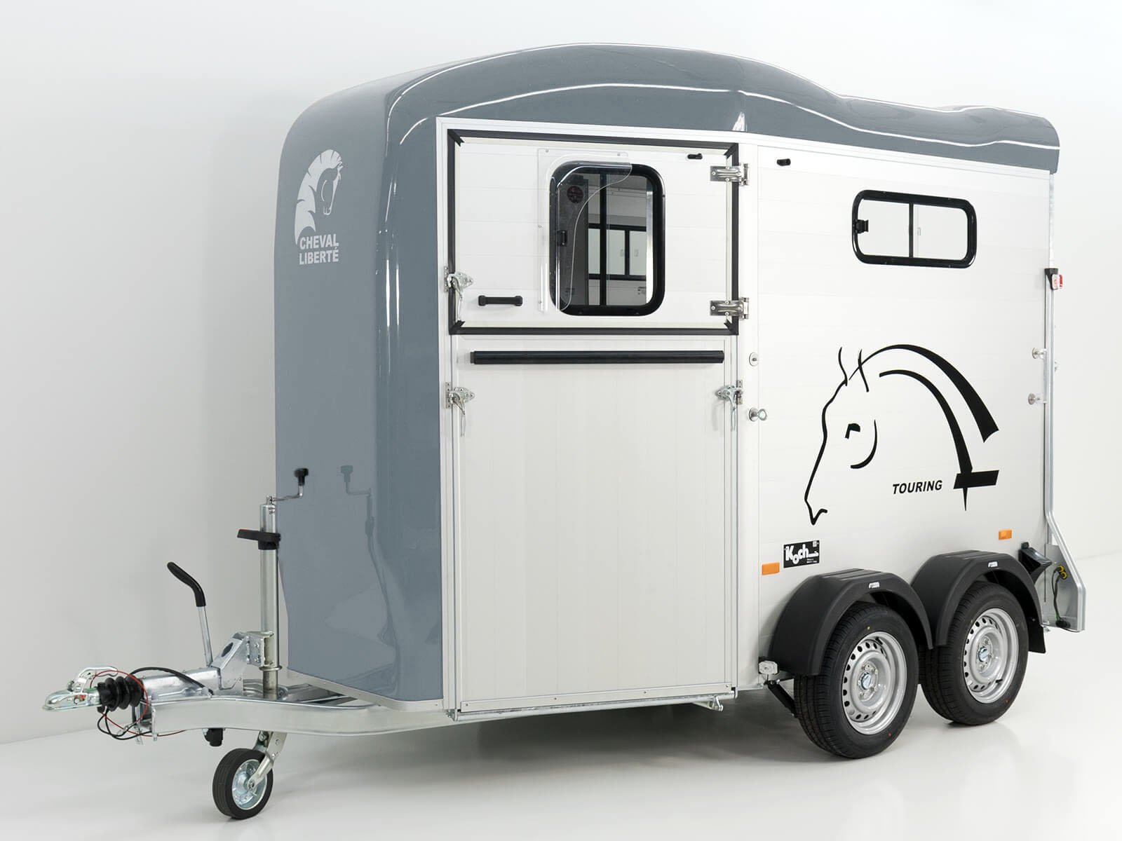Cheval Liberte Pferdeanhänger Touring Country | Sattelkammer | Frontausstieg | grau – Bild 13