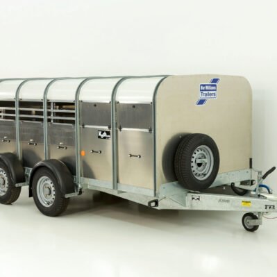 Ifor Williams Viehanhänger TA5 12×4 156×372 cm Höhe: 120 cm | 2,7t