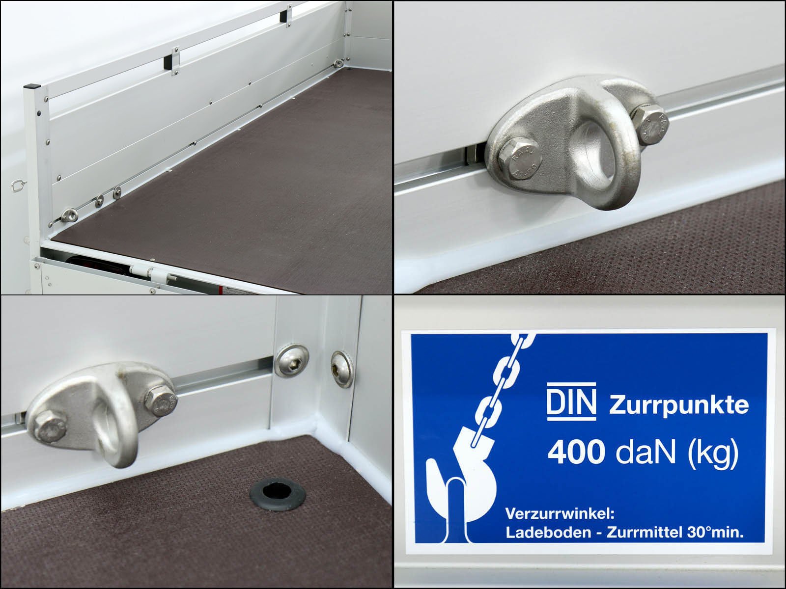 Koch-Anhänger "Edition 35" 125x250cm 1300kg | Typ 4.13 | Hochplane 160cm - Grün – Bild 15