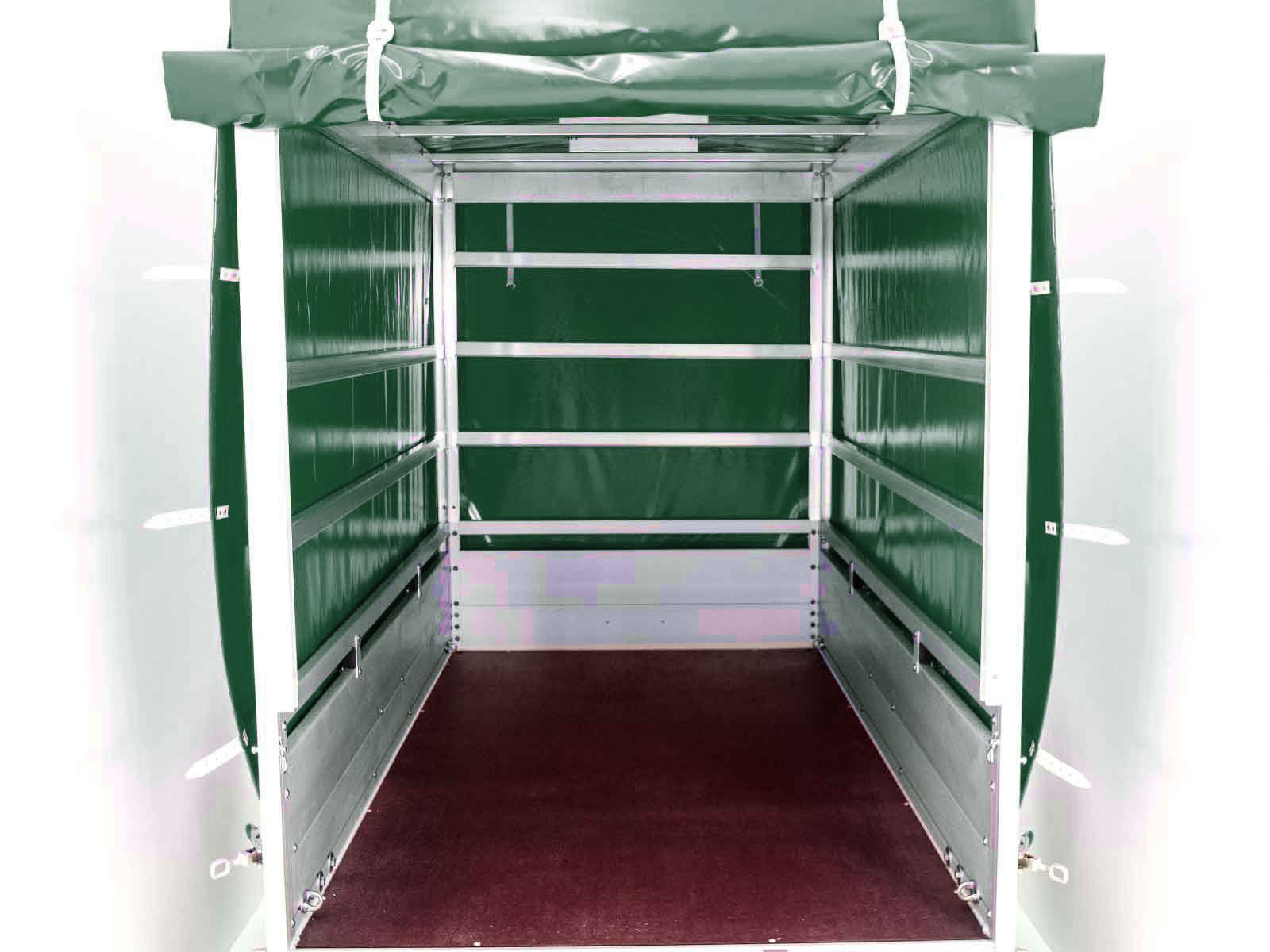 Koch-Anhänger "Edition 35" 125x250cm 1300kg | Typ 4.13 | Hochplane 160cm - Grün – Bild 9