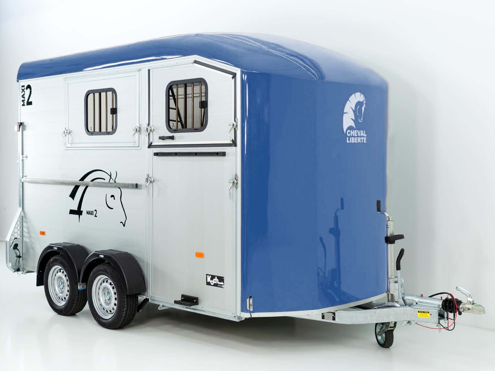 Cheval Liberte Pferdeanhänger MAXI 2 | blau – Bild 5