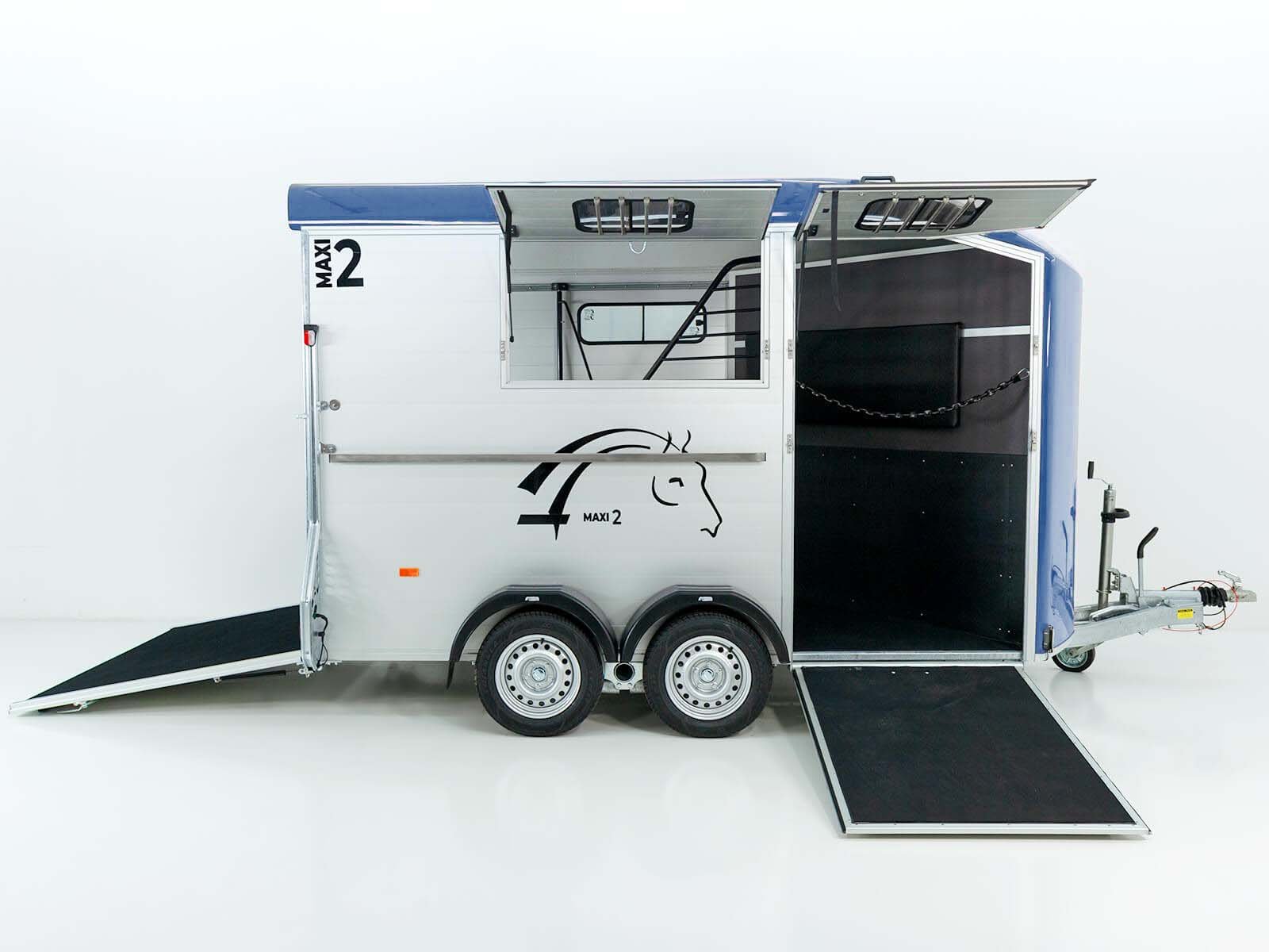 Cheval Liberte Pferdeanhänger MAXI 2 | blau – Bild 3