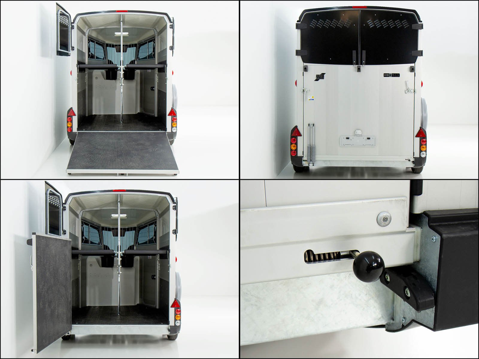 Ifor Williams Pferdeanhänger HBX 511 | Sattelkammer | Neues Modell | Rot – Bild 7
