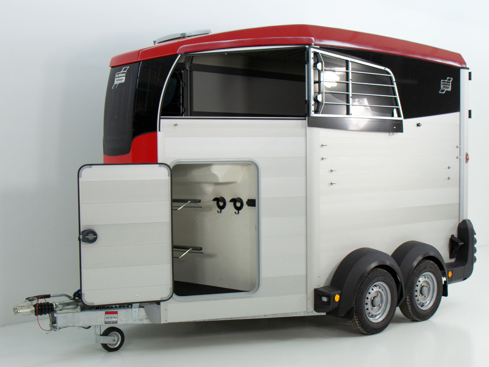 Ifor Williams Pferdeanhänger HBX 511 | Sattelkammer | Neues Modell | Rot – Bild 2