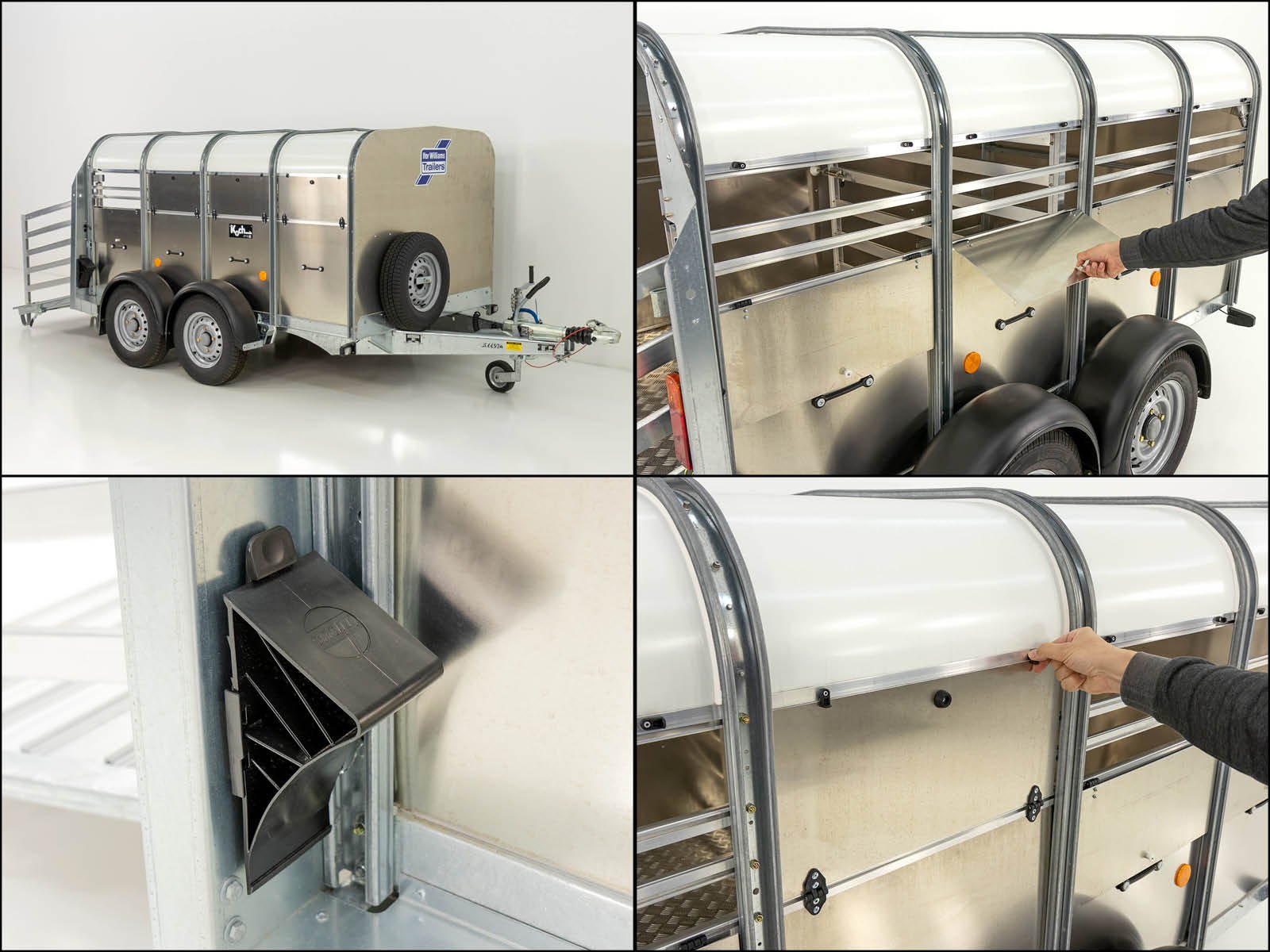 Ifor Williams Viehanhänger TA5 156x250 cm Höhe: 120 cm | 2,7t – Bild 6