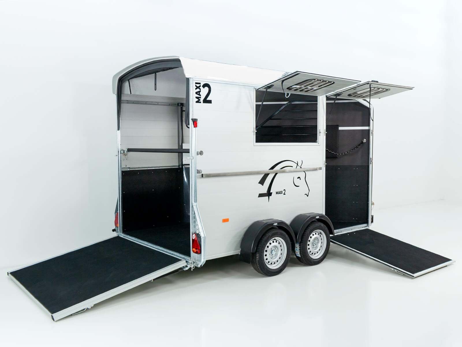 Cheval Liberte Pferdeanhänger MAXI 2 | weiß – Bild 14