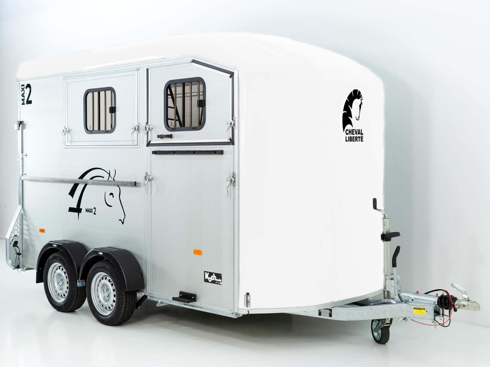 Cheval Liberte Pferdeanhänger MAXI 2 | weiß – Bild 15