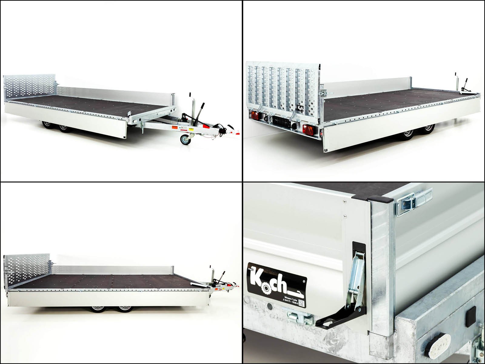Vezeko Hochlader Anhänger J30.43 | 210x430 cm | 3t | Ladefläche kippbar – Bild 10