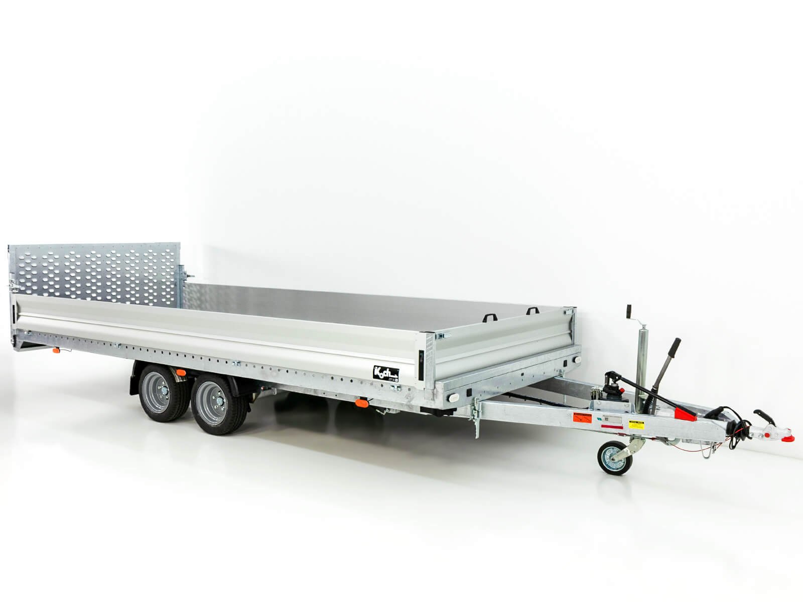 Vezeko Hochlader Anhänger J30.43 | 210x430 cm | 3t | Ladefläche kippbar