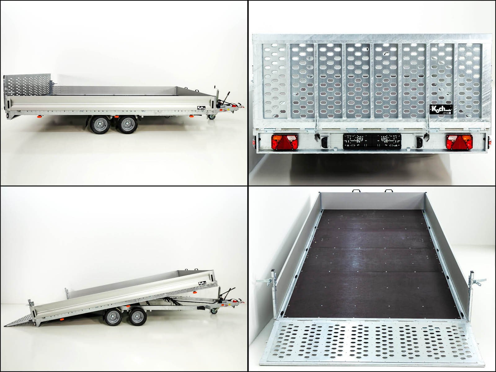Vezeko Hochlader Anhänger J30.43 | 210x430 cm | 3t | Ladefläche kippbar – Bild 9