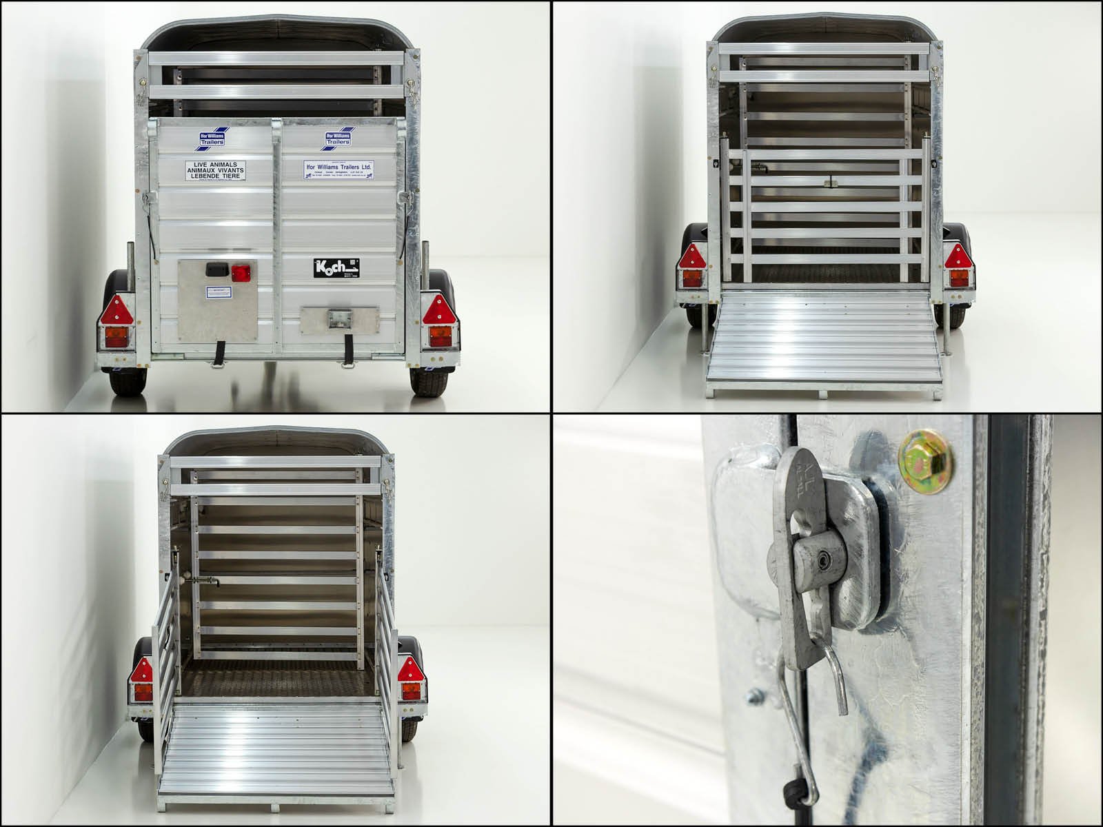 Ifor Williams Schaf- und Kälberanhänger P8G 124x250 cm Höhe: 120 cm | 1,4t – Bild 15