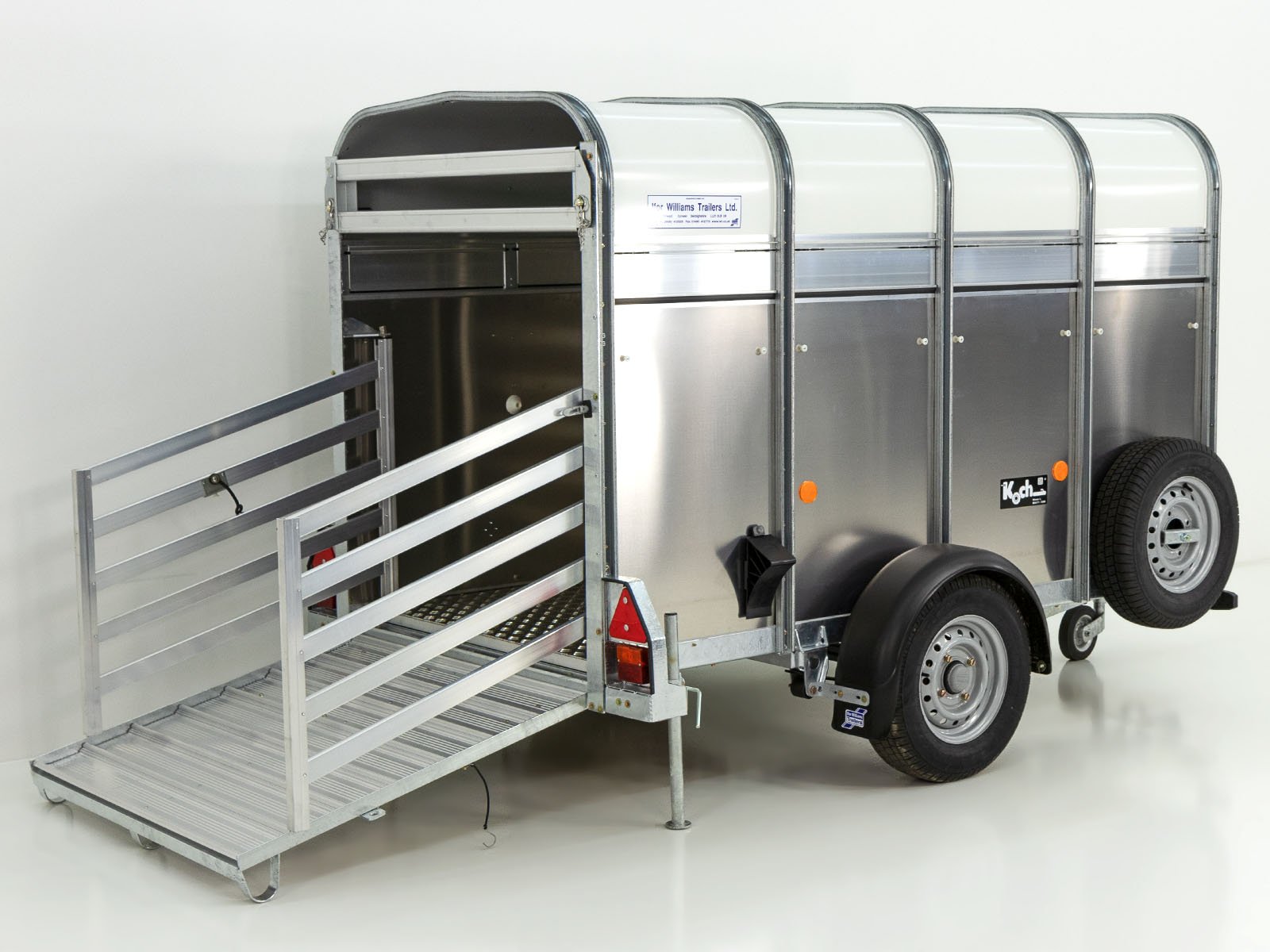 Ifor Williams Schaf- und Kälberanhänger P8G 124x250 cm Höhe: 120 cm | 1,4t – Bild 4