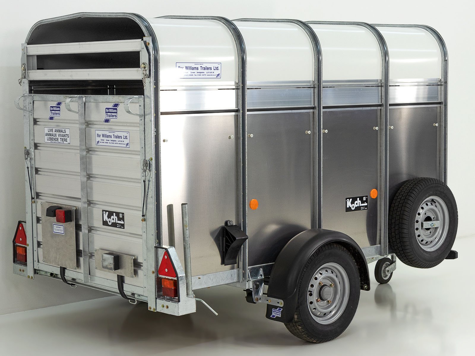 Ifor Williams Schaf- und Kälberanhänger P8G 124x250 cm Höhe: 120 cm | 1,4t – Bild 7