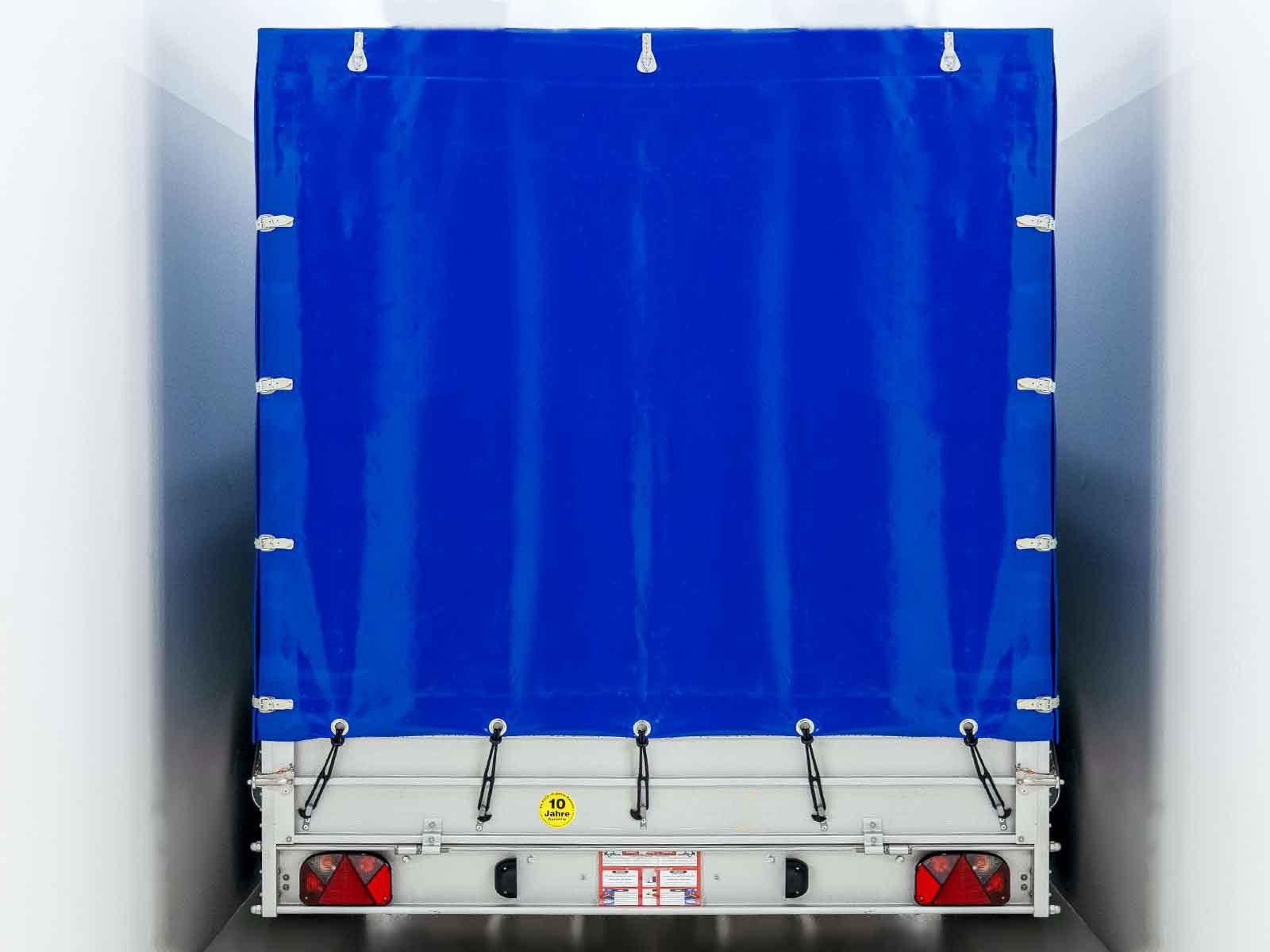 Koch Anhänger mit Plane 185x400cm 2600kg | Typ 10.26 | Hochplane 200cm Blau – Bild 10