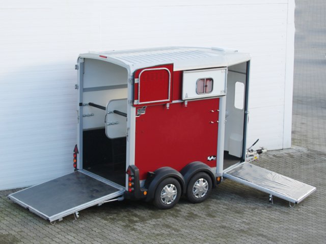 Ifor Williams Pferdeanhänger HB506|Frontausstieg|rot – Bild 9