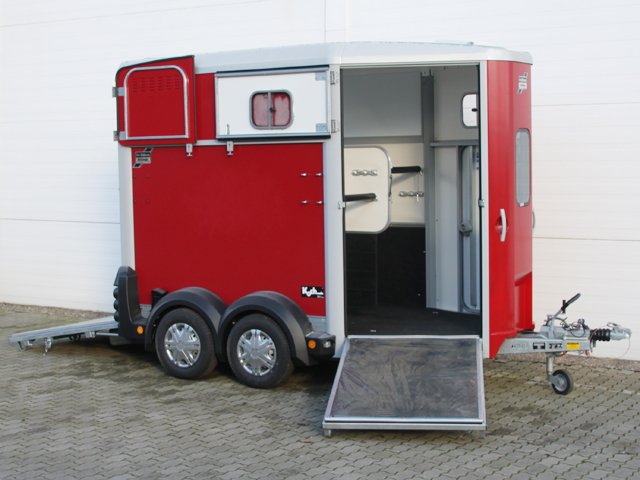 Ifor Williams Pferdeanhänger HB506|Frontausstieg|rot – Bild 4