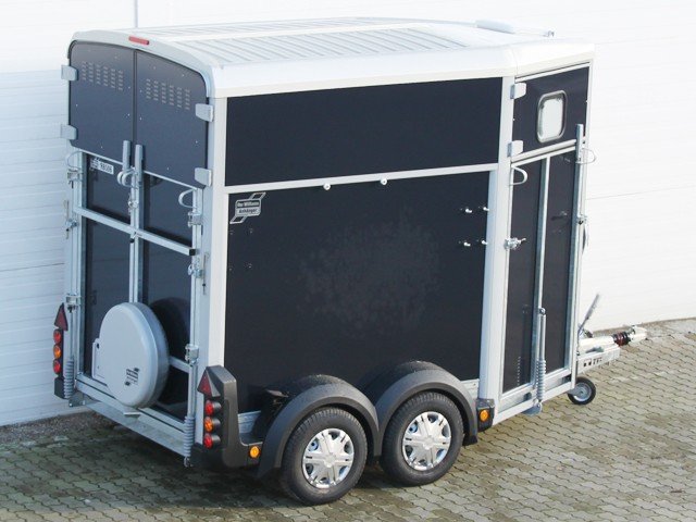 Ifor Williams Pferdeanhänger HB506|Frontausstieg|Klappenkombi|schwarz – Bild 4