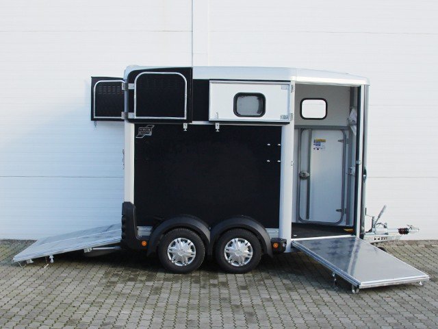 Ifor Williams Pferdeanhänger HB506|Frontausstieg|Klappenkombi|schwarz