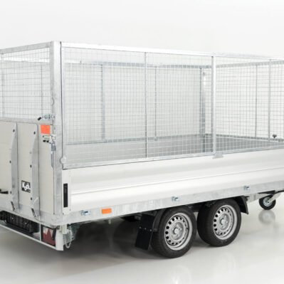 Vezeko Multidreiseitenkipper VMDK35.3 | 185x350cm 3,5t | Ladefläche kippbar | Gitteraufsatz