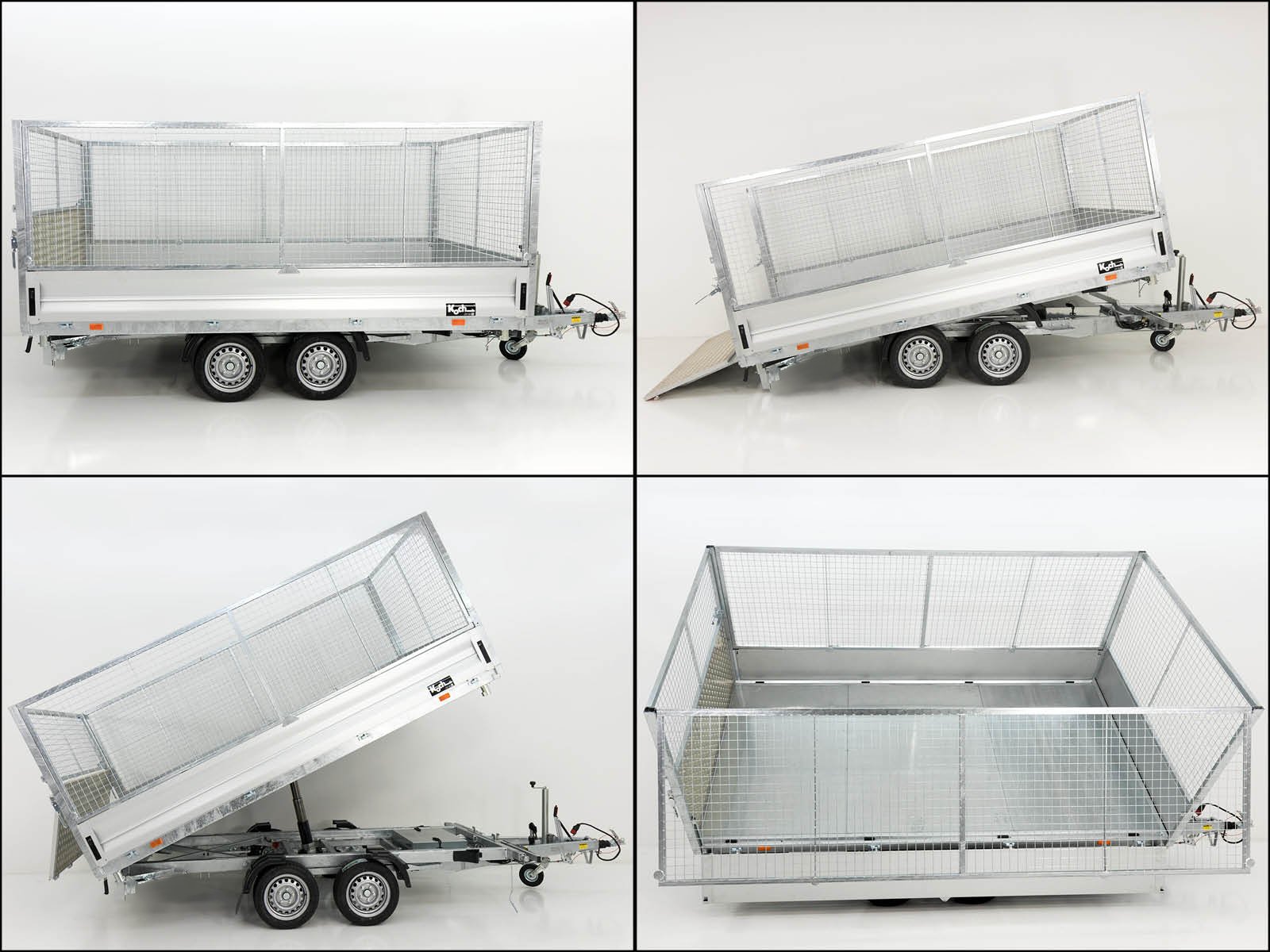 Vezeko Multidreiseitenkipper VMDK35.3 | 185x350cm 3,5t | Ladefläche kippbar | Gitteraufsatz – Bild 15