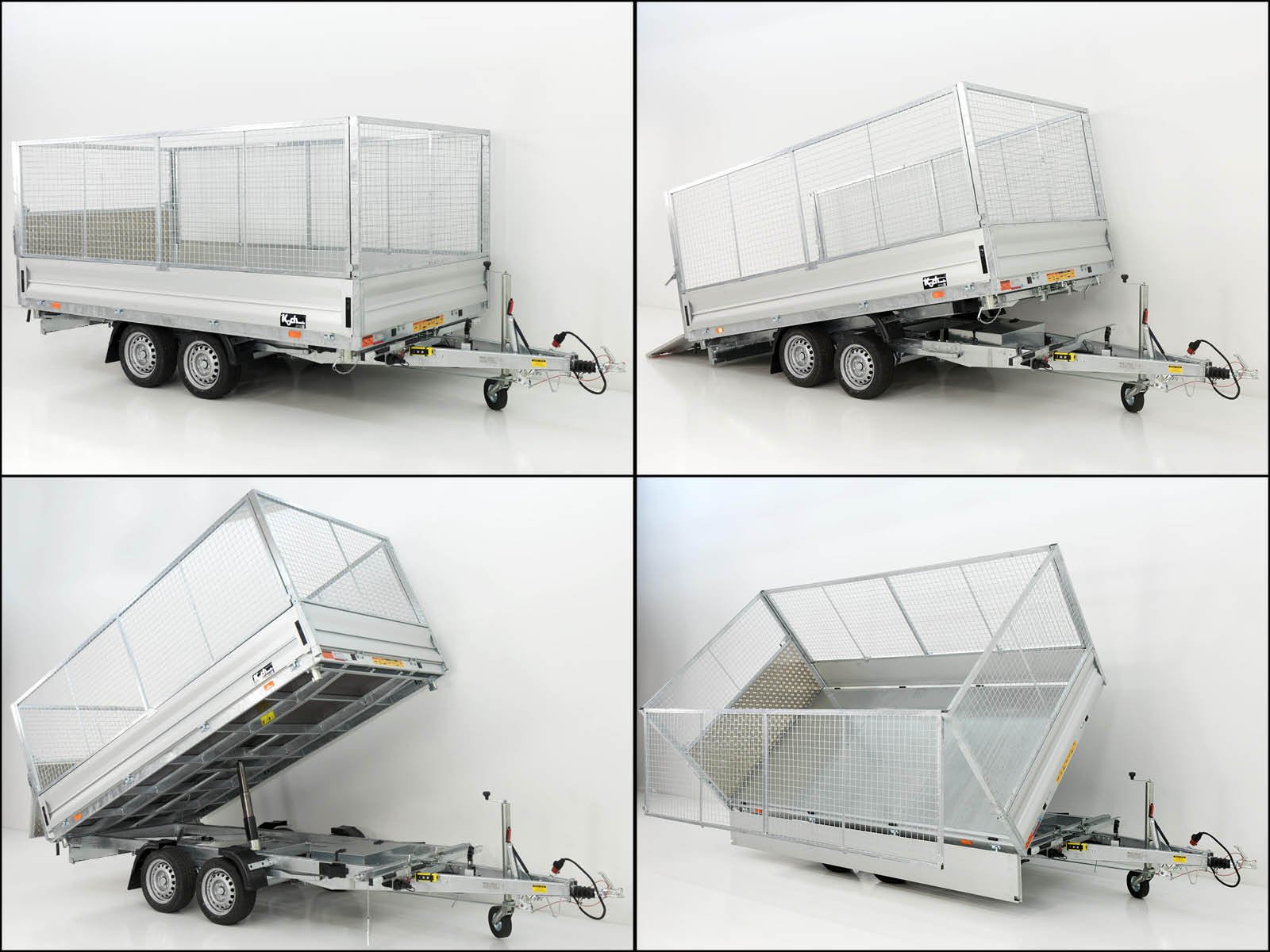 Vezeko Multidreiseitenkipper VMDK35.3 | 185x350cm 3,5t | Ladefläche kippbar | Gitteraufsatz – Bild 17