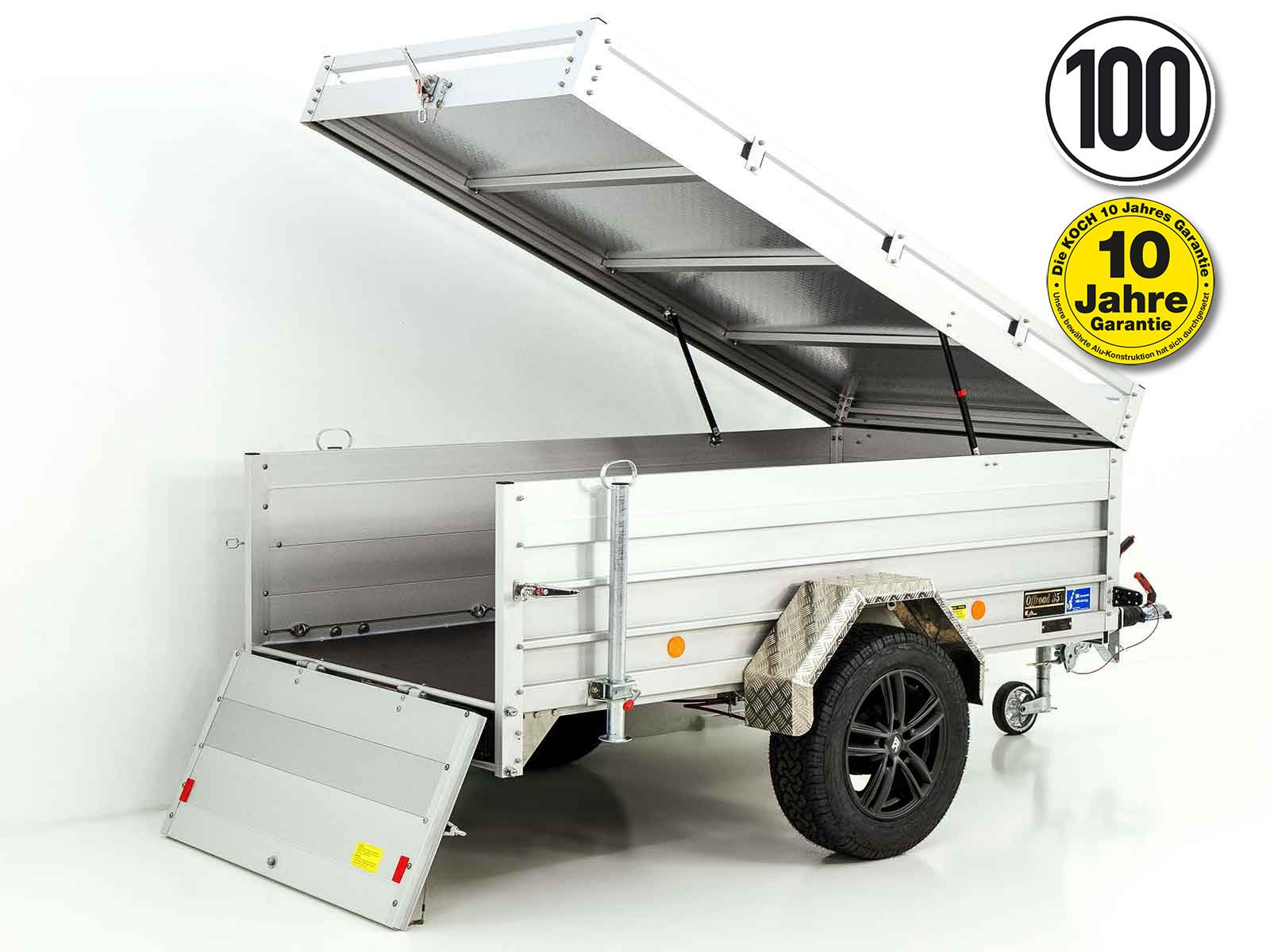Koch Deckelanhänger "CROSSLINE" 125x250cm 1300kg | Höhe 65cm Typ 4.13