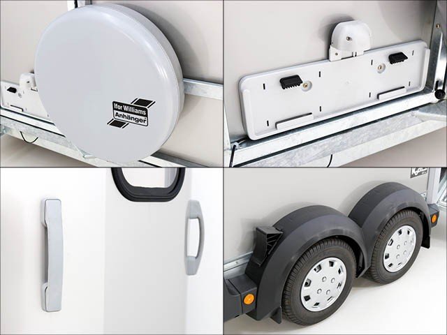 Ifor Williams Pferdeanhänger HB506|Frontausstieg|Klappenkombi|silber – Bild 2