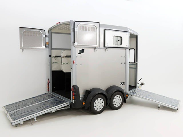 Ifor Williams Pferdeanhänger HB506|Frontausstieg|Klappenkombi|silber – Bild 12