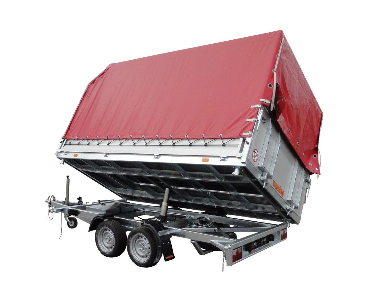 Vezeko Multidreiseitenkipper VMDK35.3 | 185x350cm 3,5t | Ladefläche kippbar | Hochplane 200cm – Bild 8