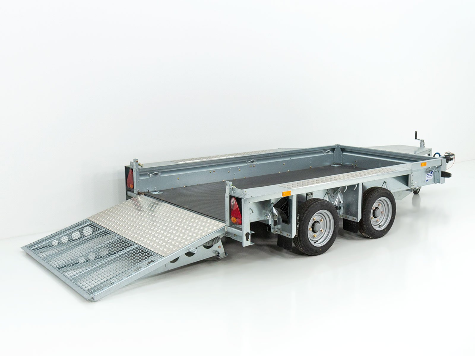Ifor Williams Baumaschinenanhänger GX105 157x303 2,7t | Auffahrrampe – Bild 8