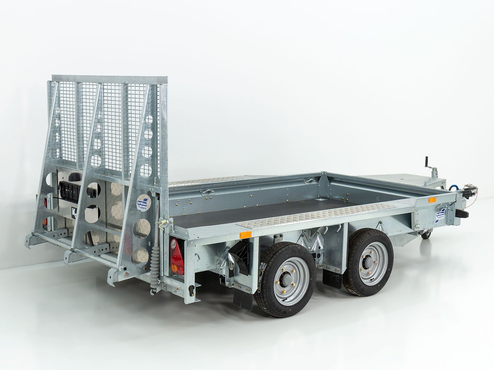Ifor Williams Baumaschinenanhänger GX105 157x303 2,7t | Auffahrrampe – Bild 9