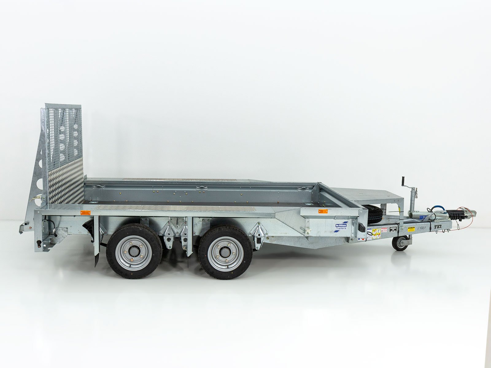 Ifor Williams Baumaschinenanhänger GX105 157x303 2,7t | Auffahrrampe – Bild 10