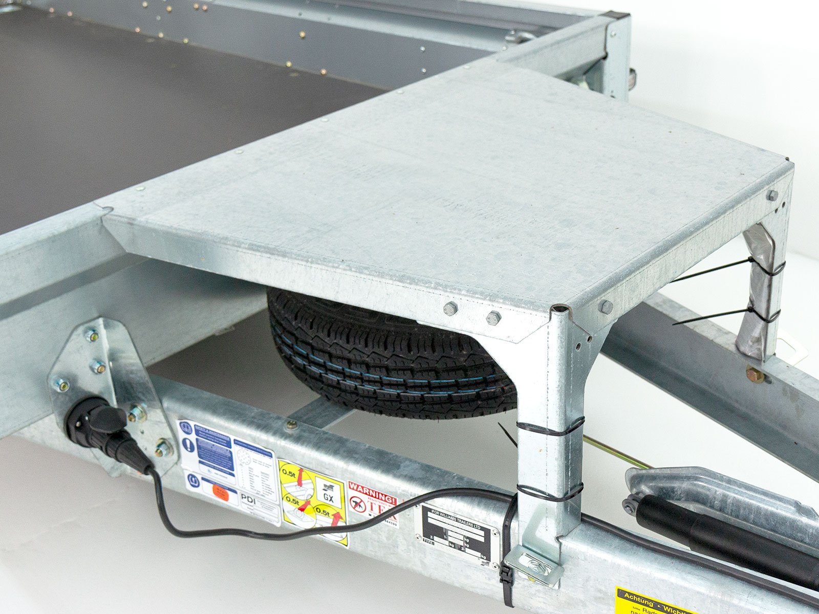 Ifor Williams Baumaschinenanhänger GX105 157x303 2,7t | Auffahrrampe – Bild 14
